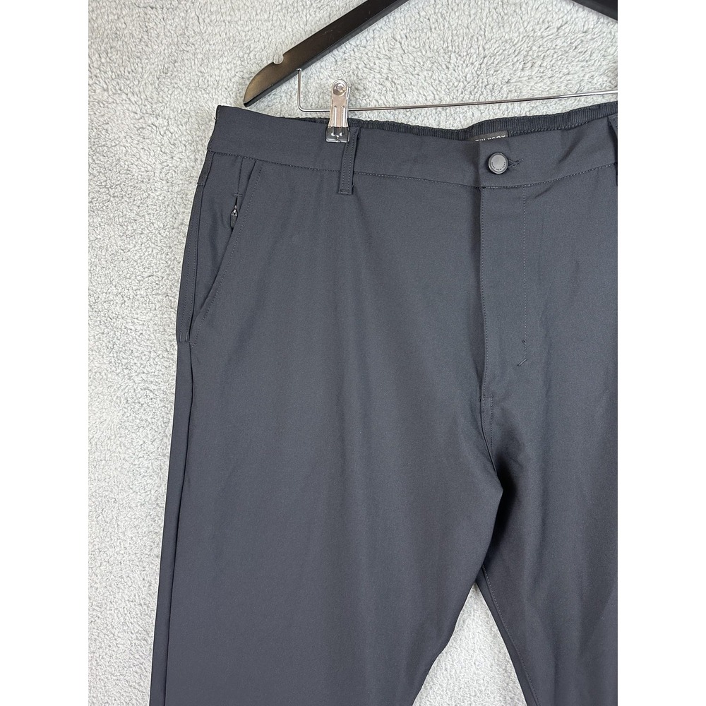 Marc New York Tech Pants Mens 40x32 Black Stretch Dress Trousers Golf Stretch